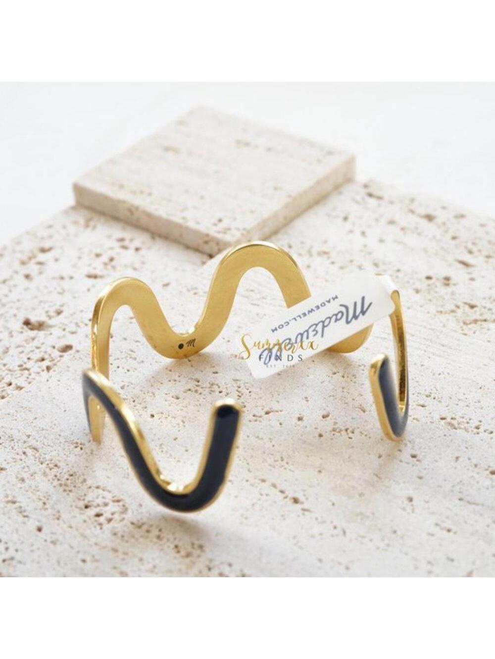 Madewell Waves Cuff Bracelet - Picture 4 of 5